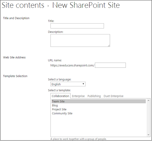 تنظیمات subsite در شیرپوینت