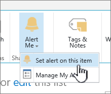 نحوه ساخت Alert در شیرپوینت